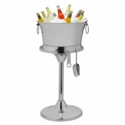 New 🌟 Mikasa® 30 Quart Double Wall Beverage Tub with Stand and Tools 😍