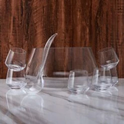 New ❤️ Mikasa® Akimbo 8 Piece Punch Bowl Set 🤩 -Deals serveware Store akimbo 8 piece punch bowl set 5290385 3