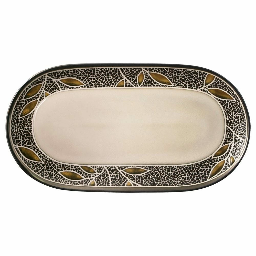 Budget 🔥 Gourmet Basics® Alexandria Oval Small Platter ❤️ 2 Budget 🔥 Gourmet Basics® Alexandria Oval Small Platter ❤️