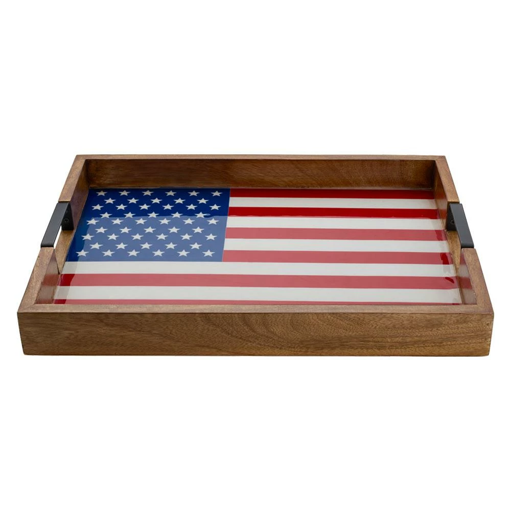 Promo ✔️ Gourmet Basics® American Flag Lazy Susan Serve Tray 🧨 6 Promo ✔️ Gourmet Basics® American Flag Lazy Susan Serve Tray 🧨 - Image 4