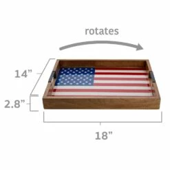 Promo ✔️ Gourmet Basics® American Flag Lazy Susan Serve Tray 🧨 11 Promo ✔️ Gourmet Basics® American Flag Lazy Susan Serve Tray 🧨 -Deals serveware Store american flag lazy susan serve tray 5266467 5