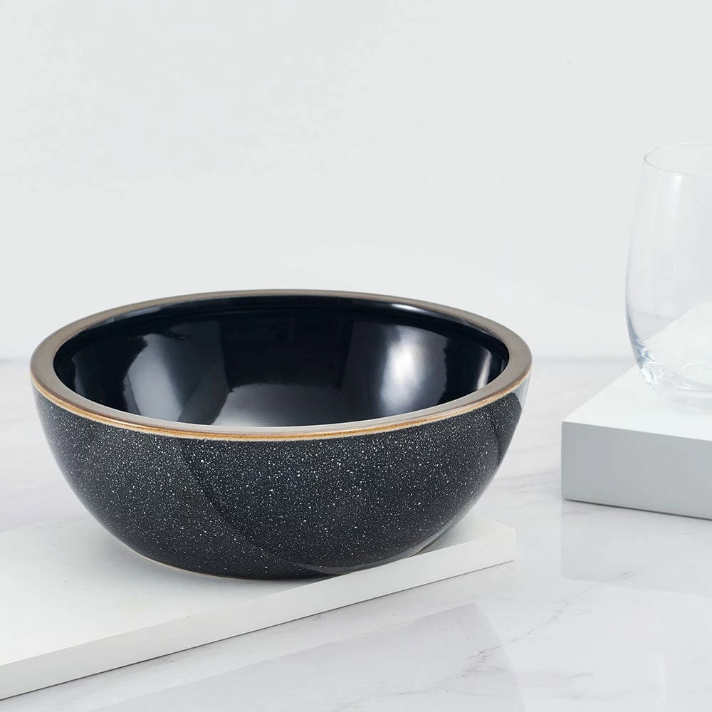 Best Pirce 😍 Mikasa® Barrett Black Vegetable Serve Bowl 🎉 4 Best Pirce 😍 Mikasa® Barrett Black Vegetable Serve Bowl 🎉 - Image 2