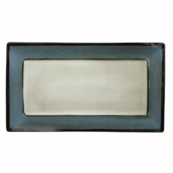 Flash Sale ⌛ Gourmet Basics® Belmont Blue Rectangular Platter 🛒