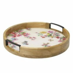 New ✔️ Gourmet Basics® Bird and Butterfly Lazy Susan Serve Tray 🥰