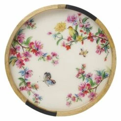 New ✔️ Gourmet Basics® Bird and Butterfly Lazy Susan Serve Tray 🥰 -Deals serveware Store bird and butterfly lazy susan serve tray 5292394 6