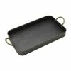 Best Pirce 🔥 Towle® Living Black Galvanized Rectangular Tray with Handles 🎁 -Deals serveware Store black galvanized rectangular tray with handles 5271622 1