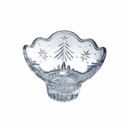 Cheap 🧨 Celebrations by Mikasa® 🎅 Christmas Night Footed Glass Bowl 😀