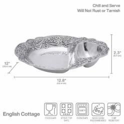 Coupon ❤️ Wilton Armetale® English Cottage Chip and Dip Serve Bowl 🎁 8 Coupon ❤️ Wilton Armetale® English Cottage Chip and Dip Serve Bowl 🎁 -Deals serveware Store english cottage chip and dip serve bowl 5293349 3