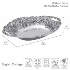 Buy ❤️ Wilton Armetale® English Cottage Small Handled Bowl 🌟 -Deals serveware Store english cottage small handled bowl 5293354 3