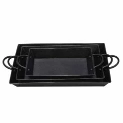 Top 10 😉 Mikasa® Galvanized 3 Piece Serving Tray Set 👍 -Deals serveware Store galvanized 3 piece serving tray set 5280270 5