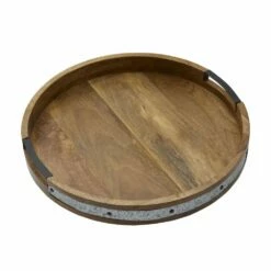 Flash Sale 🔔 Gourmet Basics® Galvanized Band Lazy Susan Platter with Removable Dividers, 16 Inch 🥰 -Deals serveware Store galvanized band lazy susan platter with removeable dividers 16 inch 5276661 4