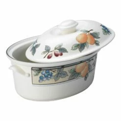 Hot Sale 🎁 Mikasa® Garden Harvest® 2 Quart Covered Casserole ✔️