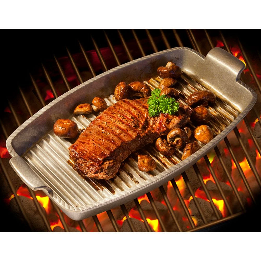 Outlet ⭐ Wilton Armetale® Gourmet Grillware Grill Pan 💯 4 Outlet ⭐ Wilton Armetale® Gourmet Grillware Grill Pan 💯 - Image 2