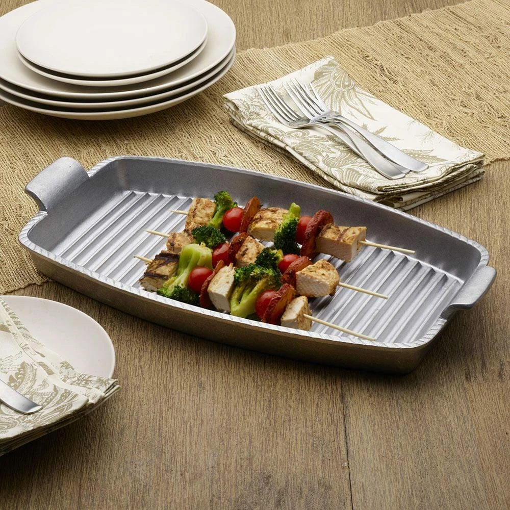 Outlet ⭐ Wilton Armetale® Gourmet Grillware Grill Pan 💯 5 Outlet ⭐ Wilton Armetale® Gourmet Grillware Grill Pan 💯 - Image 3