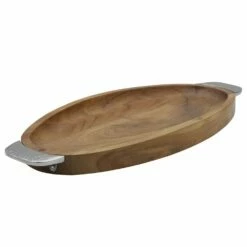 New 🎁 Towle® 🔨 Hammersmith Wood Oval Platter with Handles 🎉 10 New 🎁 Towle® 🔨 Hammersmith Wood Oval Platter with Handles 🎉 -Deals serveware Store hammersmith wood oval platter with handles 5285185 4