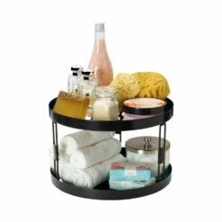 Best Sale 🥰 Gourmet Basics® Haven 2 Tier Lazy Susan Turntable 👍