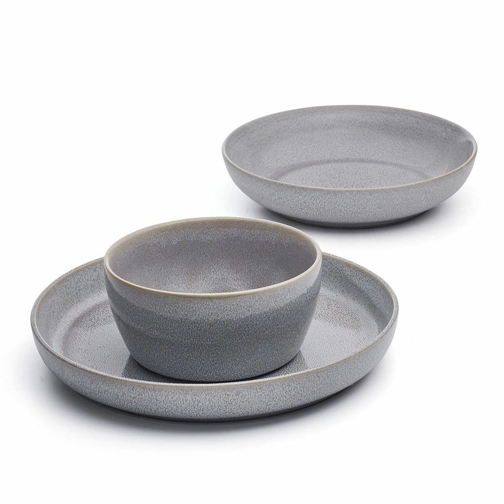 Wholesale 👏 Mikasa® Huxley Grey 9 Piece Dinnerware Bowl Set, Service for 3 😉 10 Wholesale 👏 Mikasa® Huxley Grey 9 Piece Dinnerware Bowl Set, Service for 3 😉 - Image 8