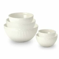 New 🔥 Mikasa® Italian Countryside® Stacking Bowls, Set of 5 ❤️