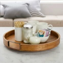 Discount 😀 Gourmet Basics® Lazy Susan Mango Wood Serve Tray, 18 Inch 😀 8 Discount 😀 Gourmet Basics® Lazy Susan Mango Wood Serve Tray, 18 Inch 😀 -Deals serveware Store lazy susan mango wood serve tray 18 inch 5261664 3