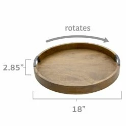 Discount 😀 Gourmet Basics® Lazy Susan Mango Wood Serve Tray, 18 Inch 😀 9 Discount 😀 Gourmet Basics® Lazy Susan Mango Wood Serve Tray, 18 Inch 😀 -Deals serveware Store lazy susan mango wood serve tray 18 inch 5261664 4