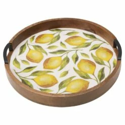 Best reviews of 🤩 Gourmet Basics® Lemons Lazy Susan Serve Tray 👍
