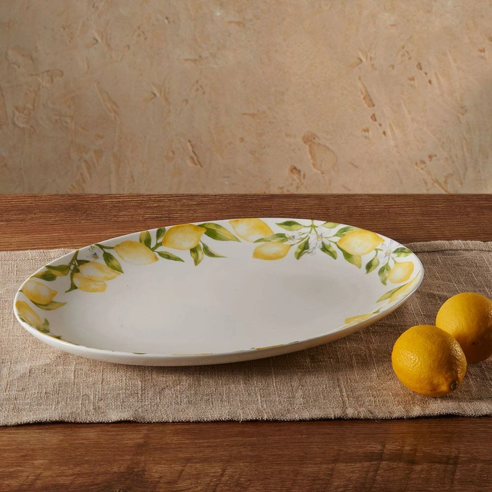 Promo 🤩 Mikasa® Lemons Oval Serving Platter, 14 Inch ✨ 4 Promo 🤩 Mikasa® Lemons Oval Serving Platter, 14 Inch ✨ - Image 2