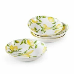 Flash Sale 👏 Mikasa® Lemons Set of 4 Pasta Bowls 🔥