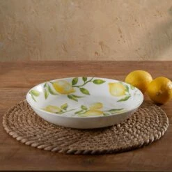 Flash Sale 👏 Mikasa® Lemons Set of 4 Pasta Bowls 🔥 -Deals serveware Store lemons set of 4 pasta bowls 5280383 3