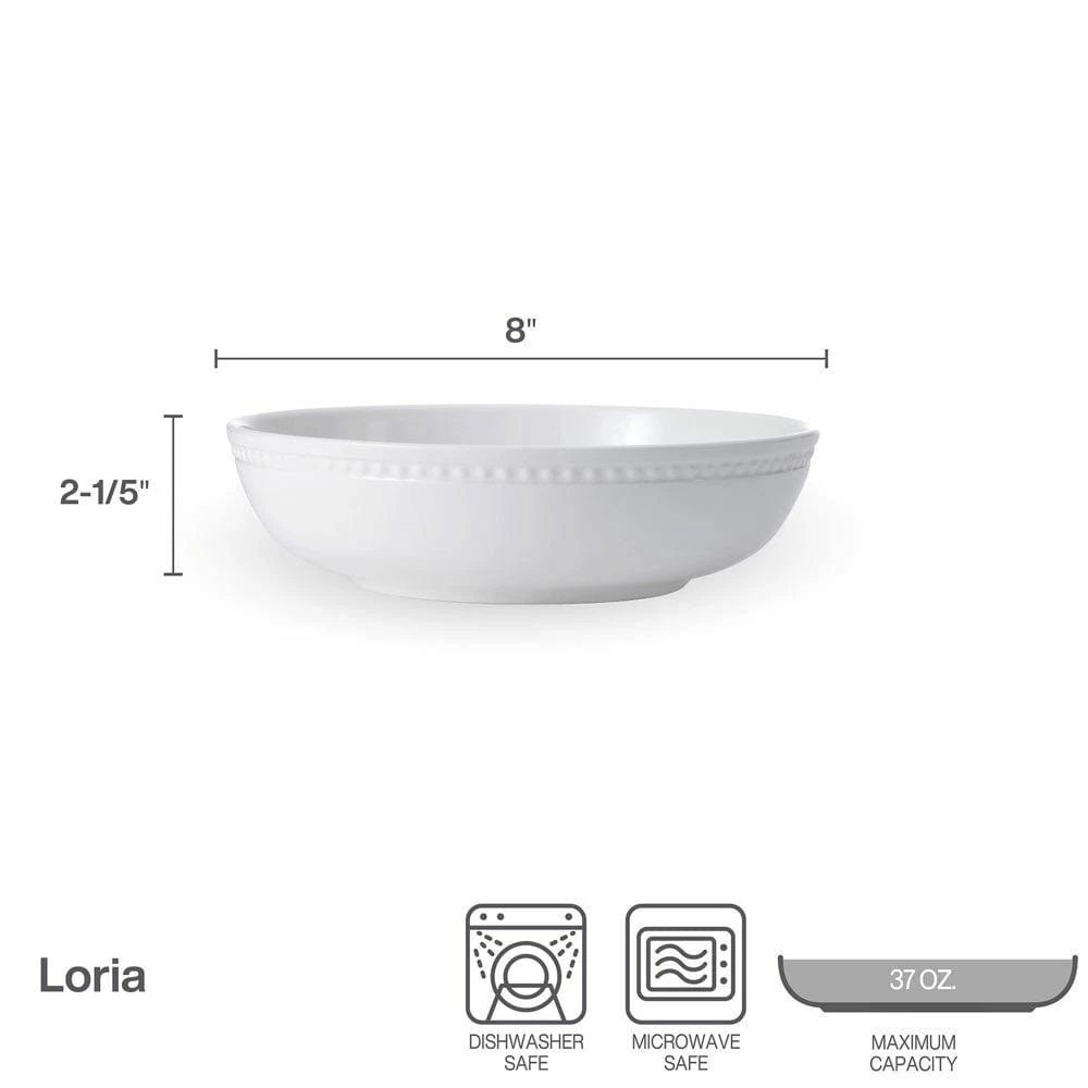Cheap 🤩 Mikasa® Loria Set of 4 Pasta Bowls 🎁 6 Cheap 🤩 Mikasa® Loria Set of 4 Pasta Bowls 🎁 - Image 4