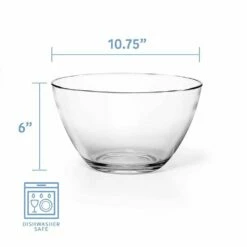 Cheapest 🥰 Mikasa® Napoli Glass Serving Bowl 🤩 -Deals serveware Store napoli glass serving bowl 5136546 4