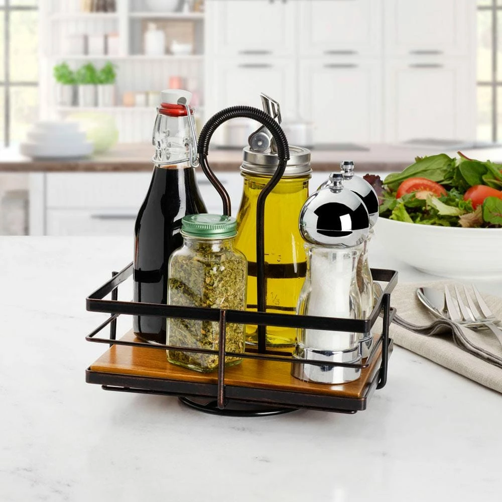 Outlet ❤️ Gourmet Basics® Nova Rotating Condiment Caddy ✔️ 8 Outlet ❤️ Gourmet Basics® Nova Rotating Condiment Caddy ✔️ - Image 6