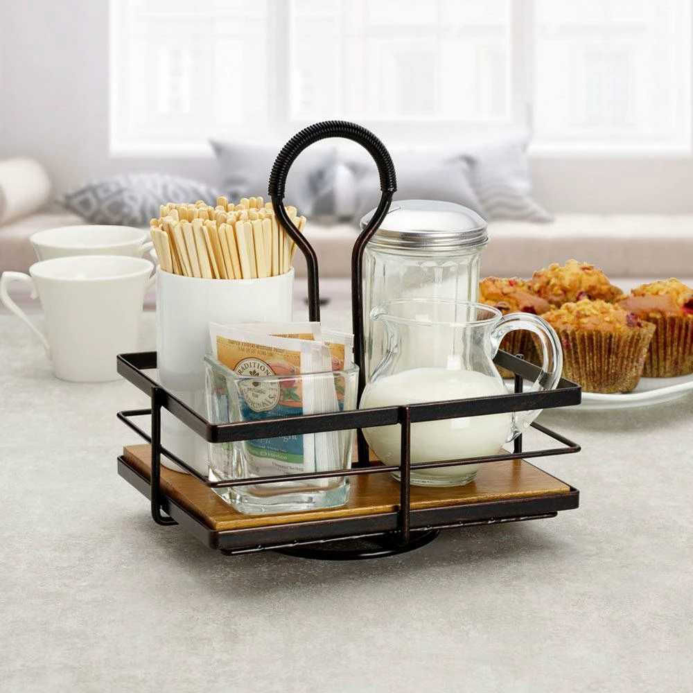 Outlet ❤️ Gourmet Basics® Nova Rotating Condiment Caddy ✔️ 4 Outlet ❤️ Gourmet Basics® Nova Rotating Condiment Caddy ✔️ - Image 2