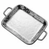 Best deal ⭐ Wilton Armetale® River Rock Large Rectangular Tray With Handles ✔️ -Deals serveware Store river rock large rectangular tray with handles 5213065 1