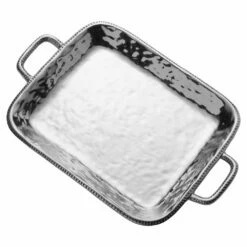 Best deal ⭐ Wilton Armetale® River Rock Large Rectangular Tray With Handles ✔️