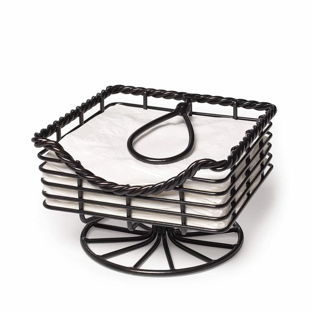 Cheap 🌟 Gourmet Basics® Rope Napkin Holder 🤩 3 Cheap 🌟 Gourmet Basics® Rope Napkin Holder 🤩