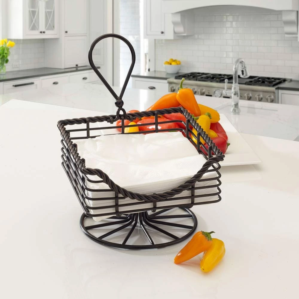 Cheap 🌟 Gourmet Basics® Rope Napkin Holder 🤩 4 Cheap 🌟 Gourmet Basics® Rope Napkin Holder 🤩 - Image 2