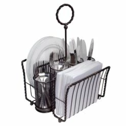 Wholesale ✨ Gourmet Basics® Rope Picnic Buffet Caddy 👏