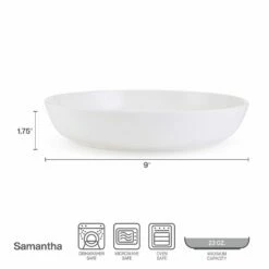 Brand new ✔️ Mikasa® Samantha Set of 4 Pasta Bowls 😉 -Deals serveware Store samantha set of 4 pasta bowls 5285426 5
