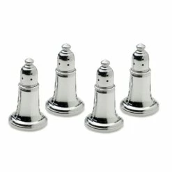 New 😍 Empire Silver™ Set of 4 Pewter Salt And Pepper ❤️