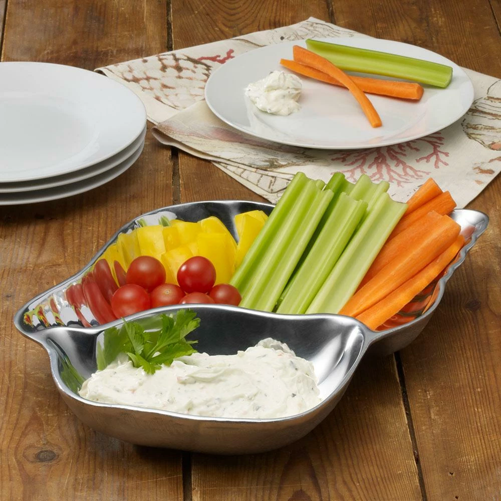 Promo 🔥 Wilton Armetale® Shell Chip & Dip 👍 4 Promo 🔥 Wilton Armetale® Shell Chip & Dip 👍 - Image 2