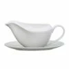 Best Sale 😀 Mikasa® Swirl Bone Gravy Boat with Stand ❤️ -Deals serveware Store swirl bone gravy boat with stand 5273658 1