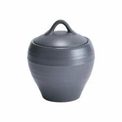 Brand new 💯 Mikasa® Swirl Graphite Sugar Bowl 🌟