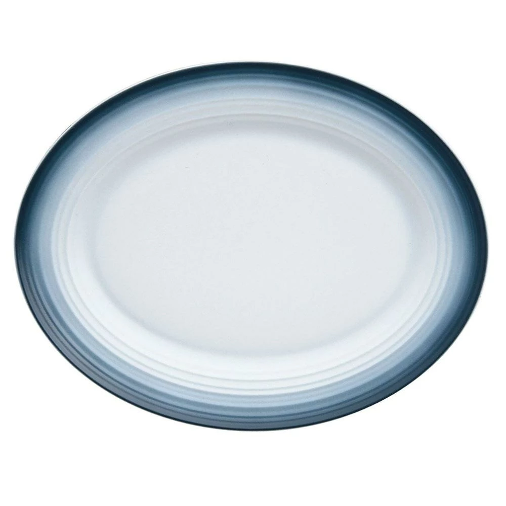 Budget 🎁 Mikasa® Swirl Ombre Blue Oval Platter 👏 3 Budget 🎁 Mikasa® Swirl Ombre Blue Oval Platter 👏