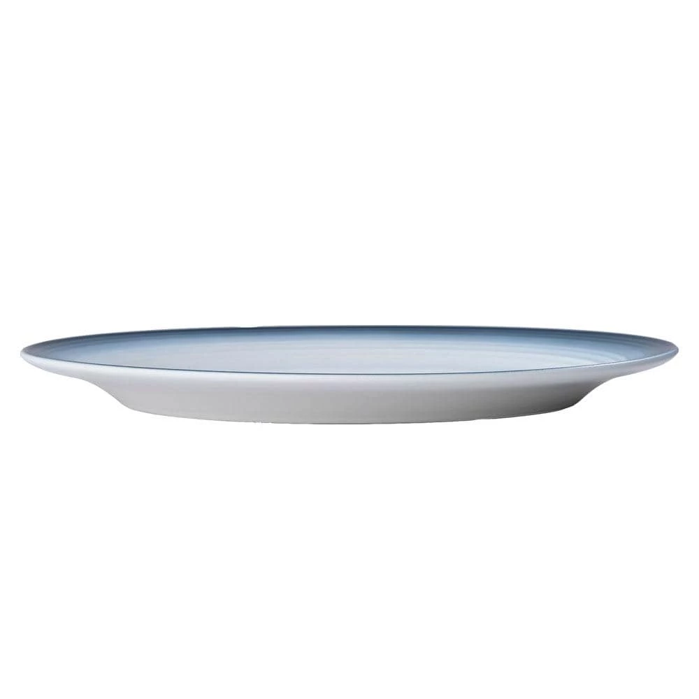 Budget 🎁 Mikasa® Swirl Ombre Blue Oval Platter 👏 4 Budget 🎁 Mikasa® Swirl Ombre Blue Oval Platter 👏 - Image 2
