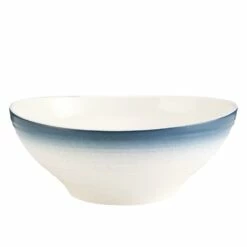 Deals 🤩 Mikasa® Swirl Ombre Blue Vegetable Bowl ⌛