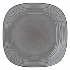 Budget 👏 Mikasa® Swirl Speckle Graphite Square Platter ⭐