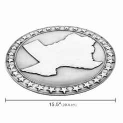 Best reviews of 🥰 Wilton Armetale® Texas Large Round Platter with Star Border 🔥 -Deals serveware Store texas large round platter with star border 5269300 3