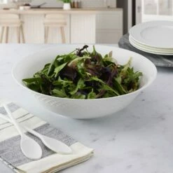 Discount 🔔 Mikasa® Trellis White Flared Vegetable Serve Bowl 🤩 7 Discount 🔔 Mikasa® Trellis White Flared Vegetable Serve Bowl 🤩 -Deals serveware Store trellis white flared serve bowl 5285632 3