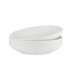 Wholesale 🌟 Mikasa® Trellis White Set of 4 Pasta Bowls 💯