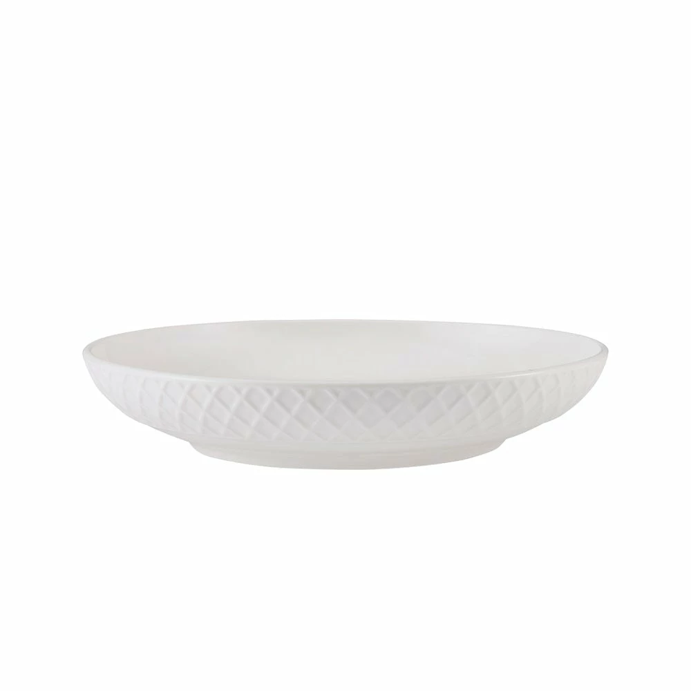Wholesale 🌟 Mikasa® Trellis White Set of 4 Pasta Bowls 💯 6 Wholesale 🌟 Mikasa® Trellis White Set of 4 Pasta Bowls 💯 - Image 4